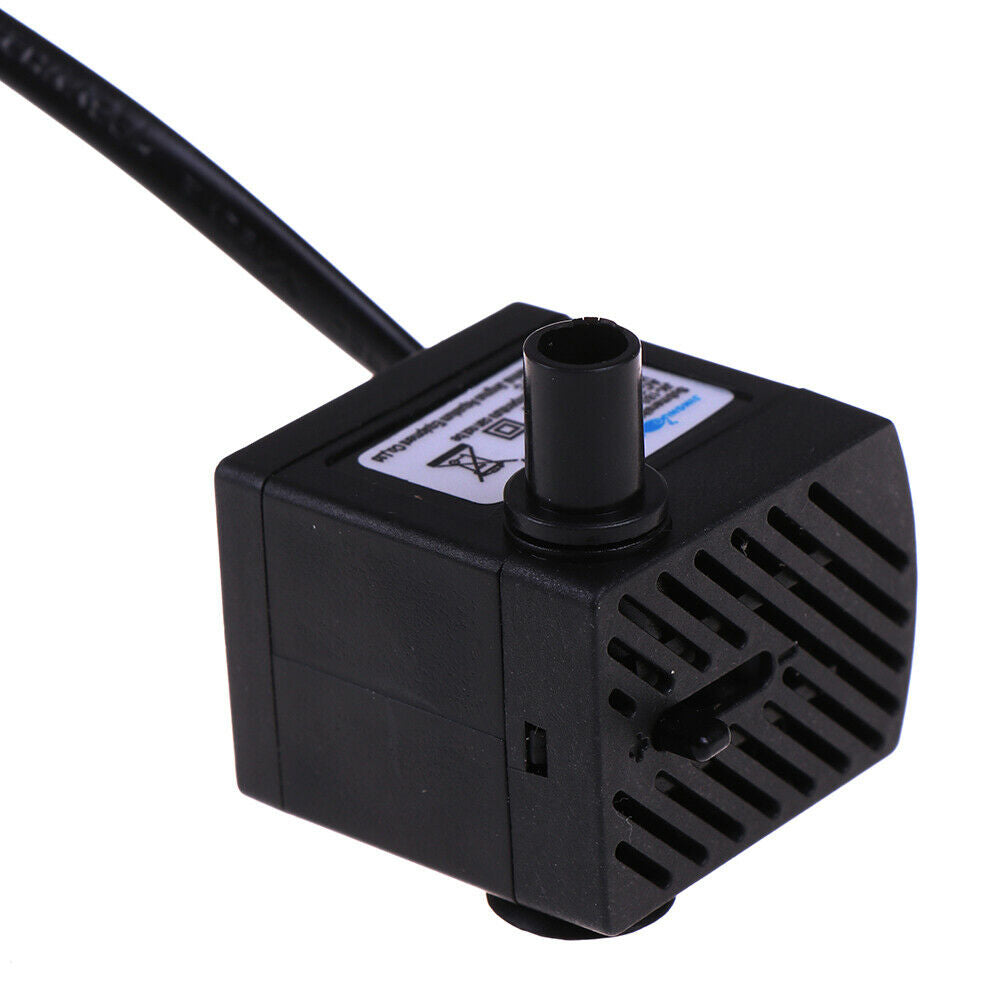 AC 220V Submersible Water Pump Aquarium Fountain Air Fish Pond Tank EU P@.l8