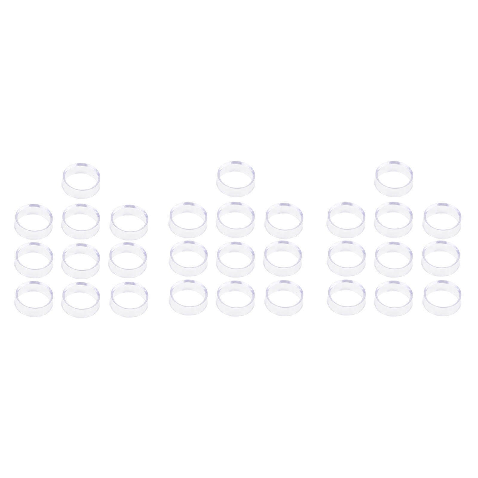 30 PCS Acrylic Clear Display Stand Crystal Ball Quartz Gems Base Pedestal