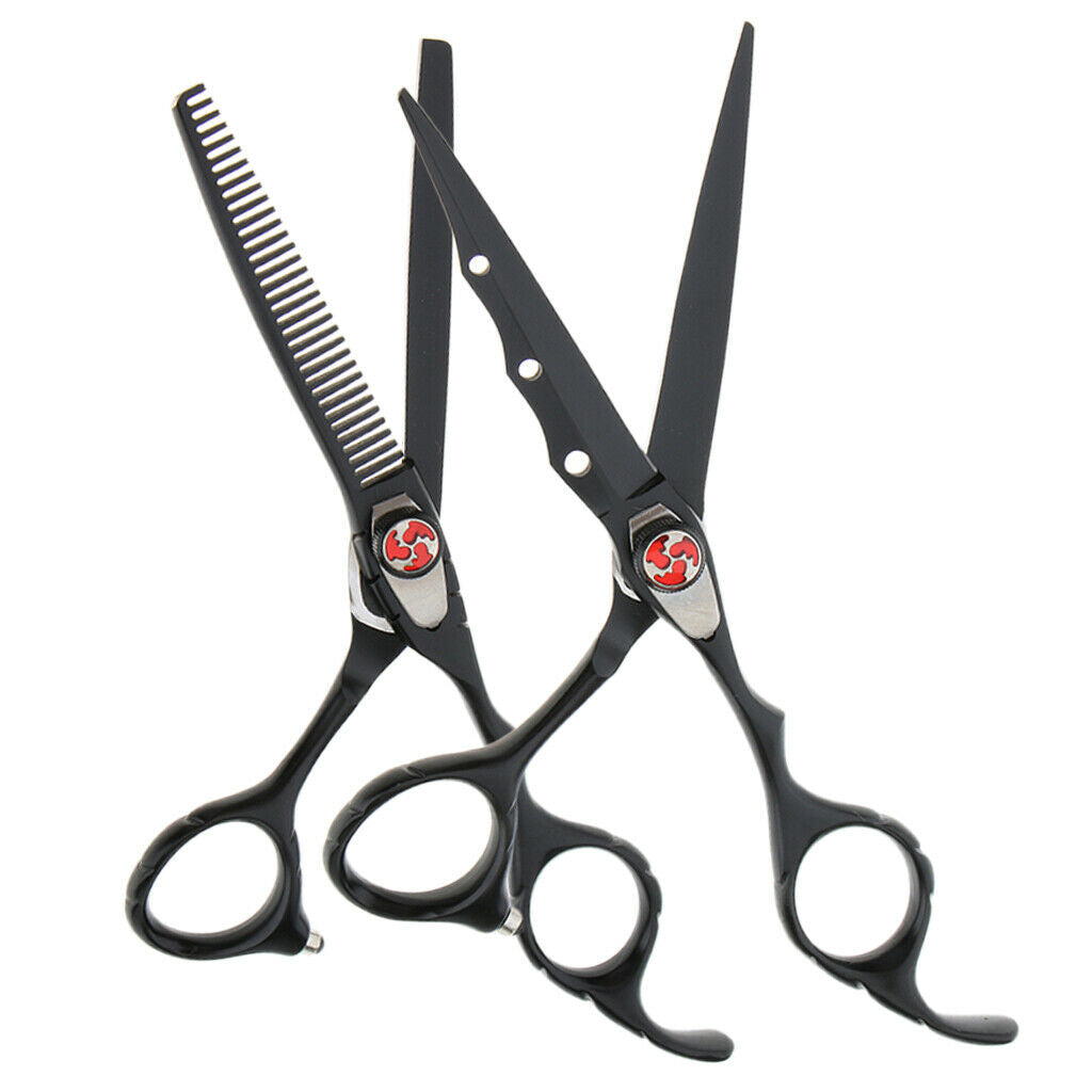 6.7" Professional Barber Hair Cutting Thinning Scissors Set Hairdress Salon