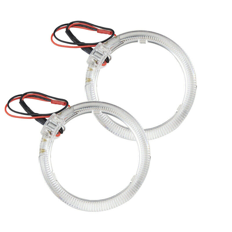 2pc Red LED Light Guide Angel Eyes Halo Rings for Car Headlight Retrofit BEST