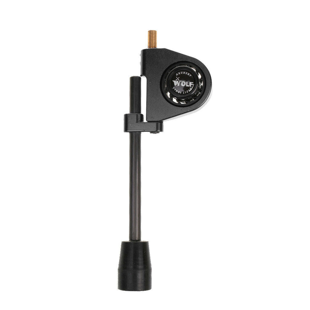 Outdoor alloy archery stabilizer bowstring suppressor