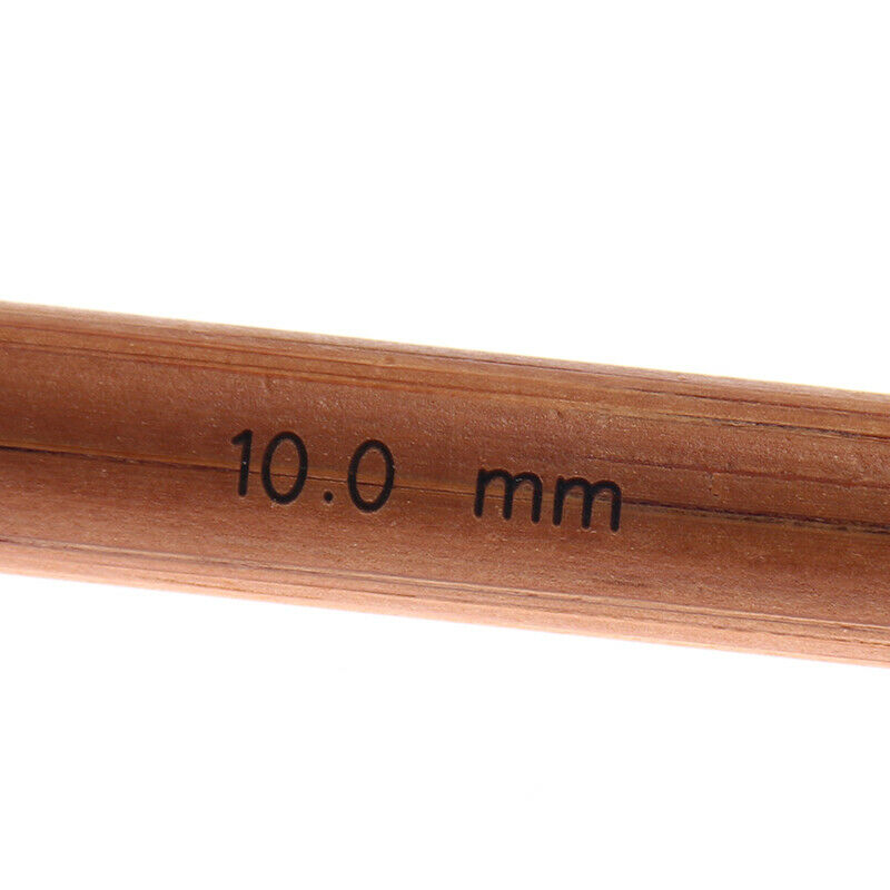 12pcs Bamboo Crochet Hook Set DIY Knitting Needles Household Knitting Too.l8