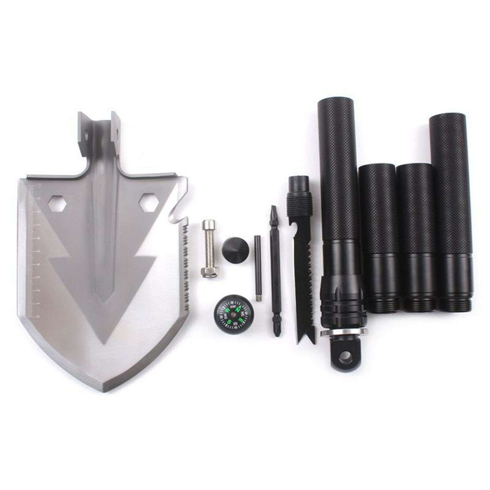 Protable   Folding Camping Shovel Tool Steel Spade Outdoor Emergency Tool