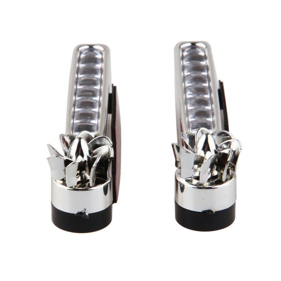 2Pcs Universal Car Wind Powered DRL Daytime Running Lights Fog Warning Head Lamp
