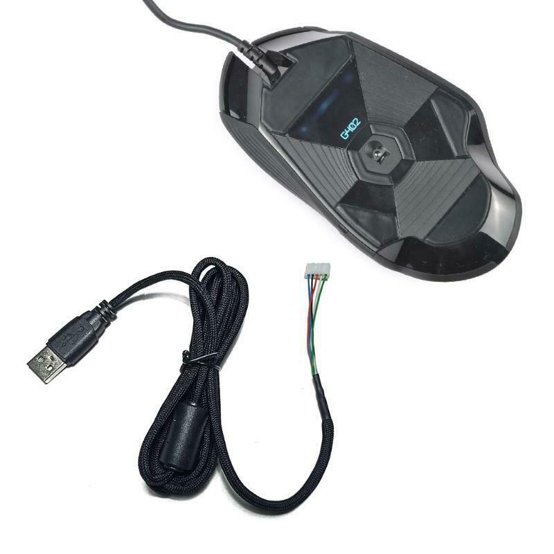 Umbrella Rope Mouse Cable Soft Mice Wire for logitech G302/G402/G502/G400S Mice