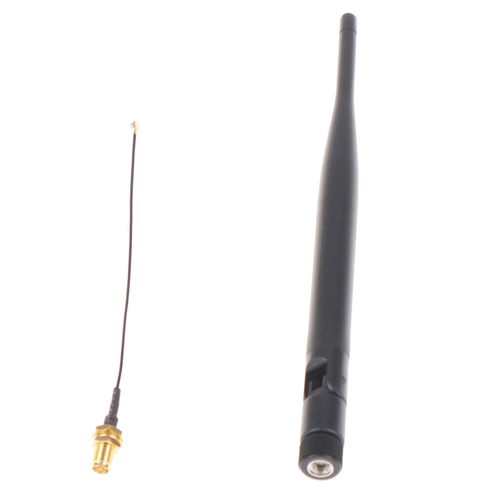 5dBi WiFi 2.4g antenna aerial RP-SMA male wireless router PCI pigtail cable u.DD