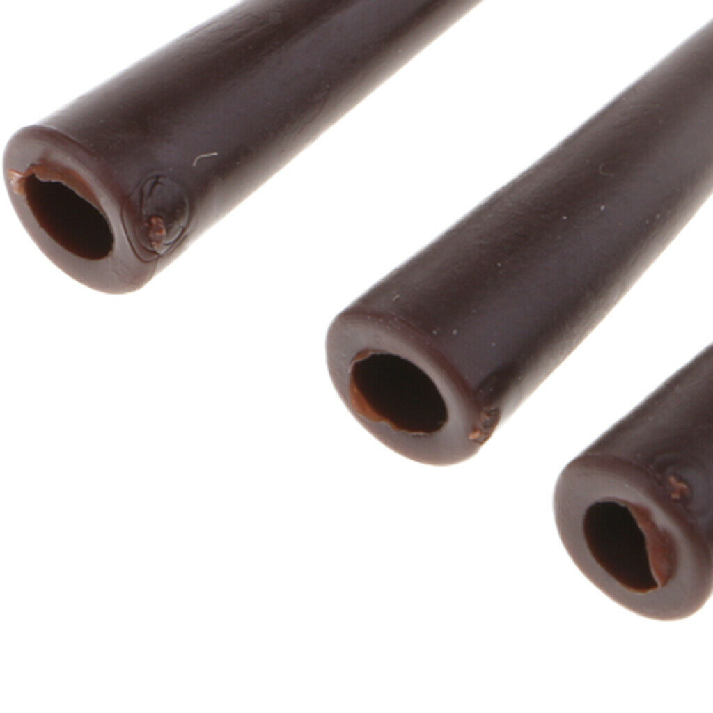50 Pieces Carp Fishing Tail Rubber Tubes Cones For Saftey  20mm