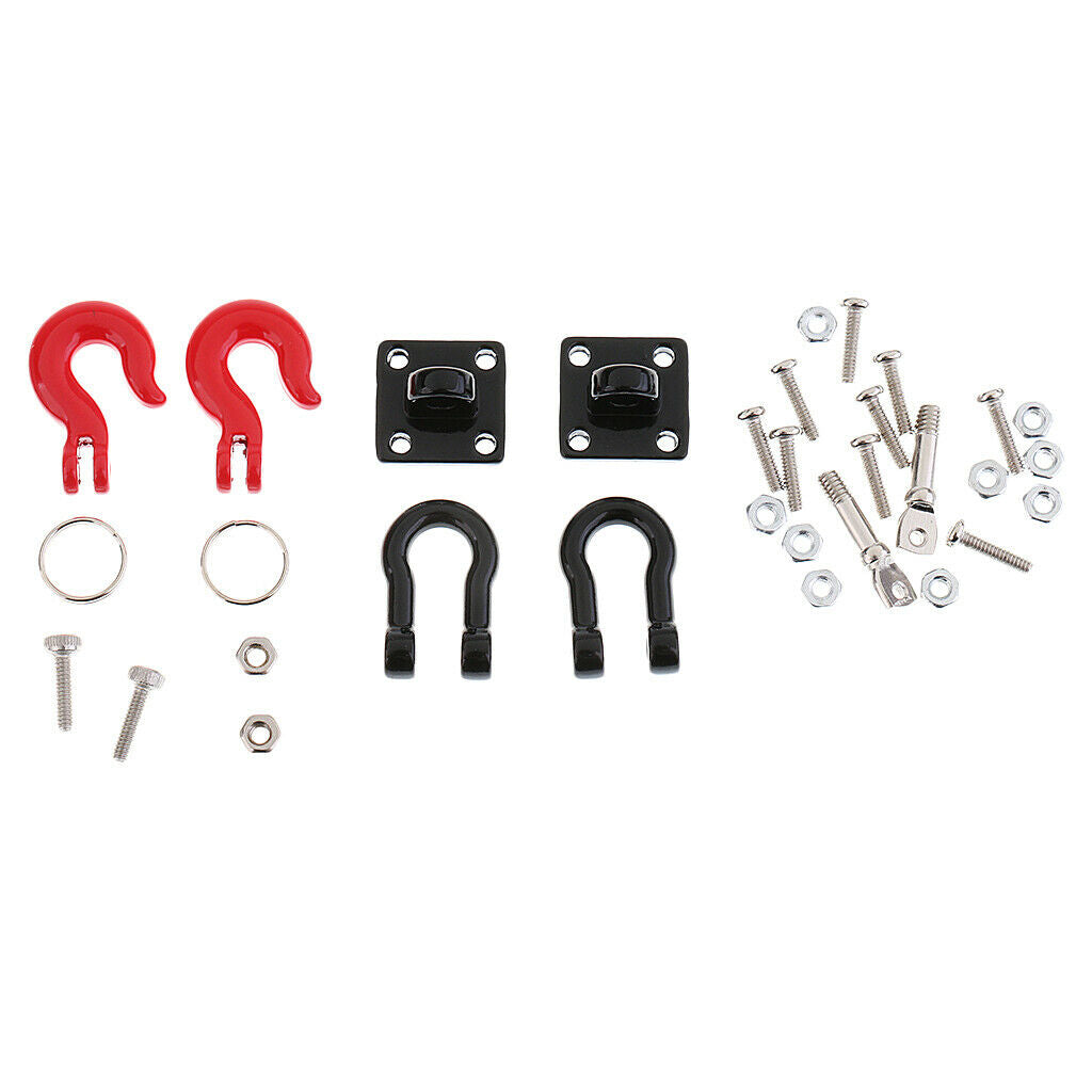 RC Crawler 1/10 Tow Hook Trailer Chain Shackle Bracket for Axial SCX10