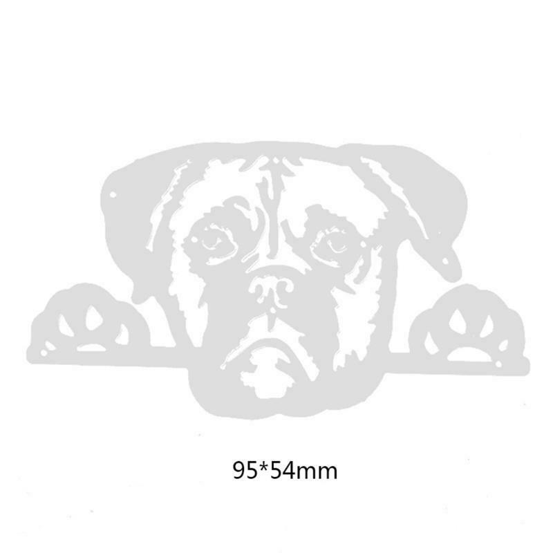 Sleepy Puppy Metal Cutting Dies Stencil Scrapbooking DIY Album Stamp Paper Card