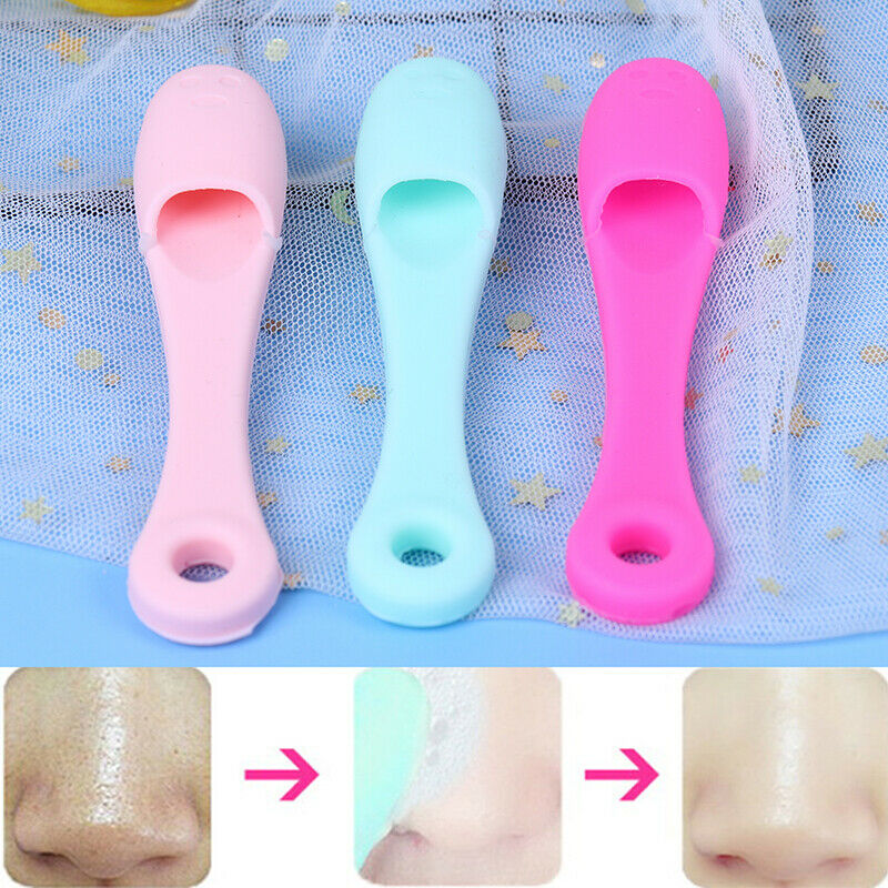 Silicone Blackhead Remover Brush Facial Clean Cleanser Face Nose Pore CleaneBDD