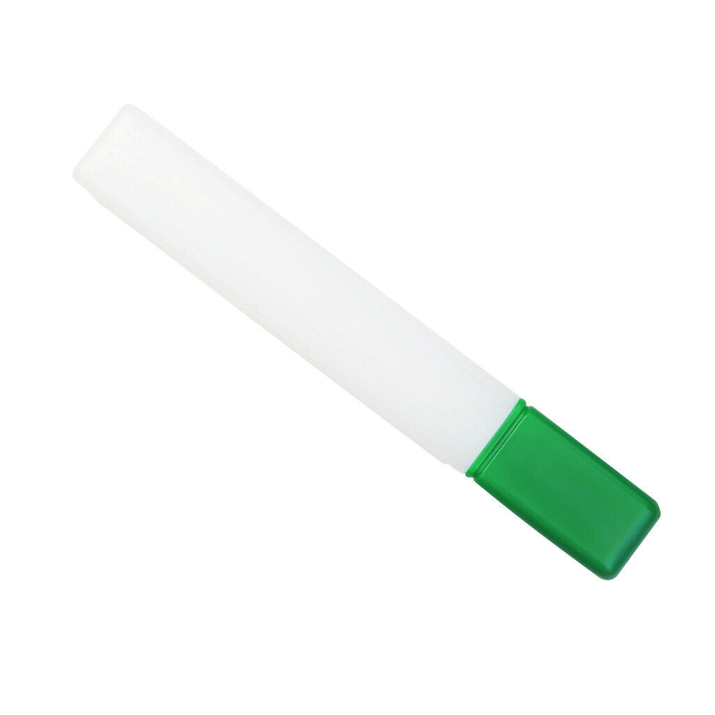 Green Plastic Bottles Knitting Needle Crochet Hook Tube Holder Storage Case