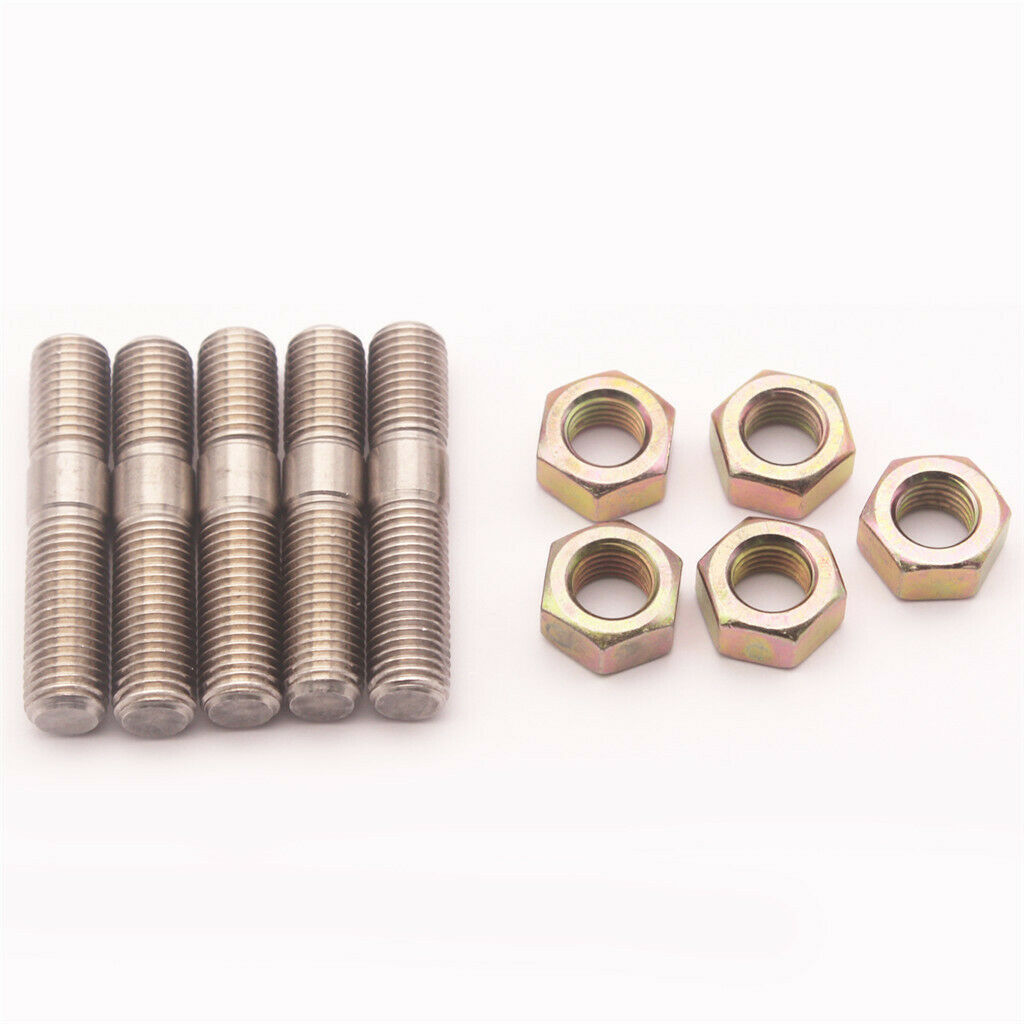 5Pcs Stainless Steel Stud Kit Assembly For Mitsubishi DSM 1G EVO1~10 Turbos