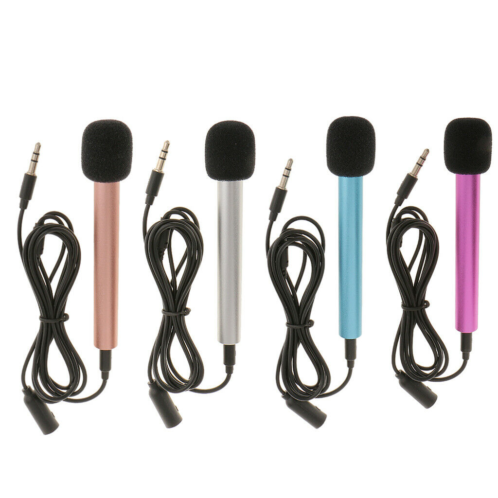 3.5mm Mini Handheld Microphone Omnidirectional Mic for Smartphone