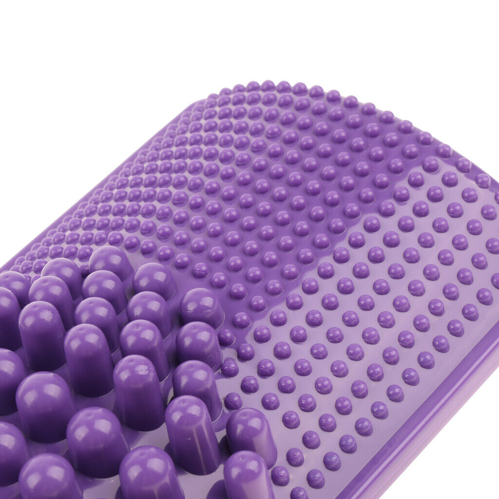 Reflexology Massage Board Tool for Plantar Fasciitis Foot Arch Pain Purple