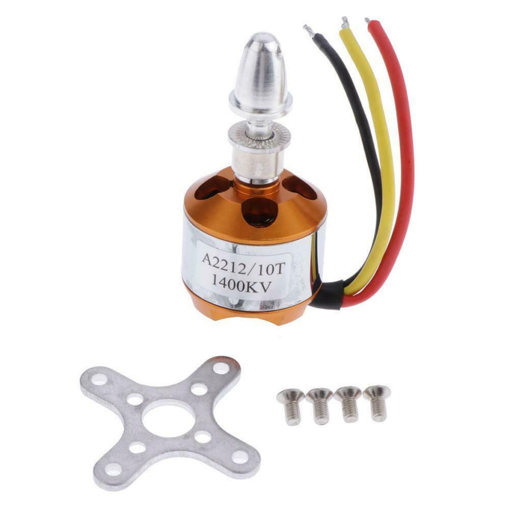 2Pcs XXD A2212 1400KV Brushless Motor for Airplane Aircraft Drone Hobby