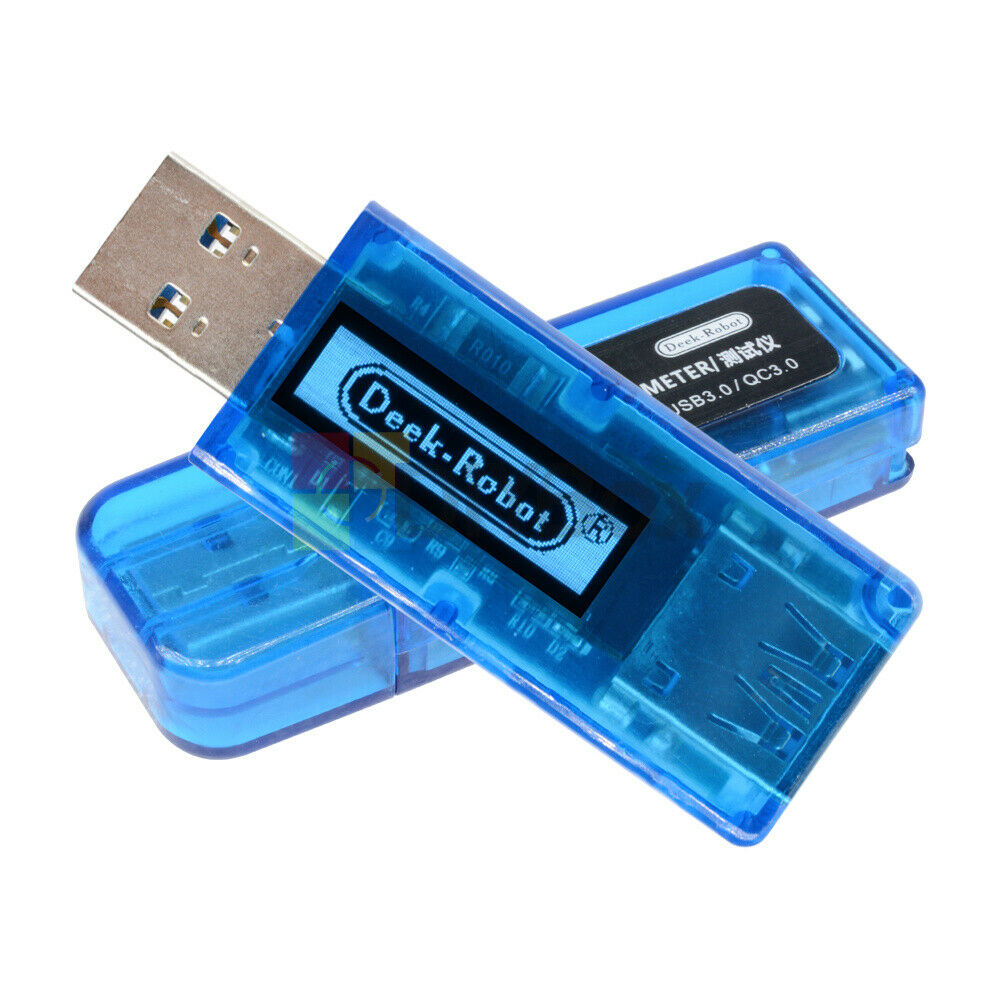 USB 3.0 OLED Tester DC 3.7-22V Charger Voltage Current Battery Capacity Detector