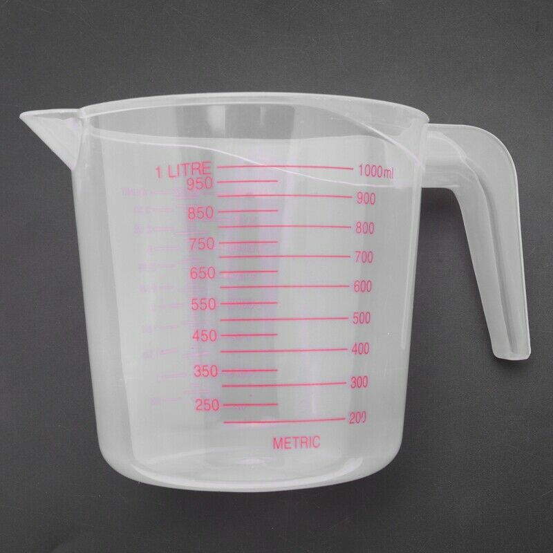 3pc Plastic Measu Jug Set Large 4 Cup, 2 Cup and 1 Cup Capacity BPA Free MeasuW8