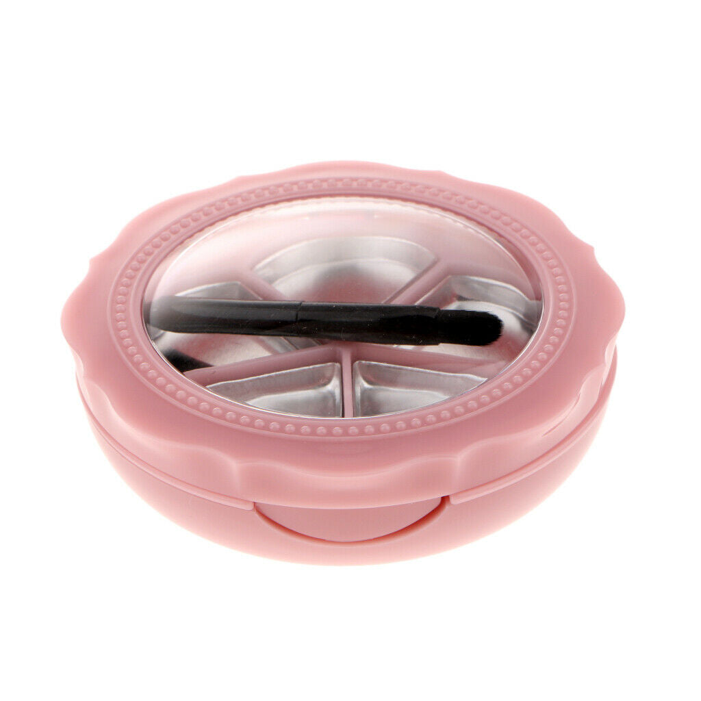 Empty Makeup Palette Powder Eyeshadow Blush Lip Gloss DIY Case Pink