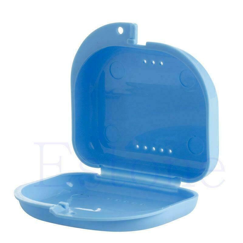 Newly Dental Orthodontic Retainer Denture Storage Case Box Mouthguard Container