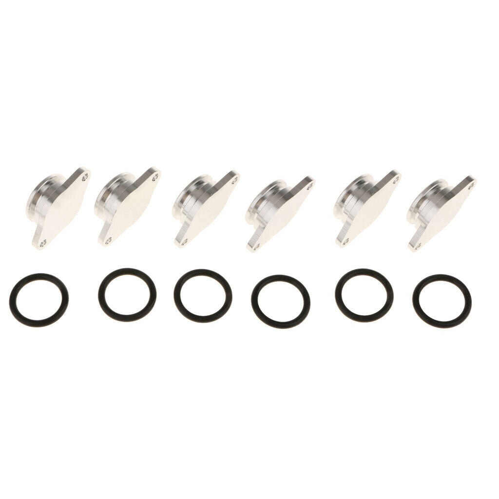 6 Pieces 33mm Swirl Flap Blanking Bungs Gaskets for BMW 3 5 7 Series X3 X5