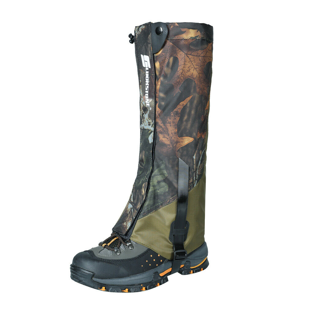 Waterproof Leg Gaiters Abrasion Resistance for Snowshoeing Hiking Hunting