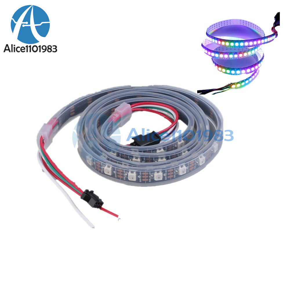 WS2812B 5050 RGB LED Strip 1M 60 Leds 60LED Individual Addressable 5V Black PCB