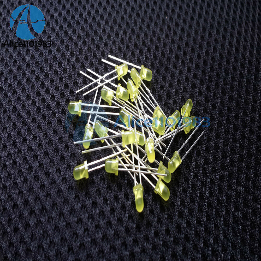 500PCS LED 3MM yellow COLOR  yellow LIGHT Super Bright Emitting Diode