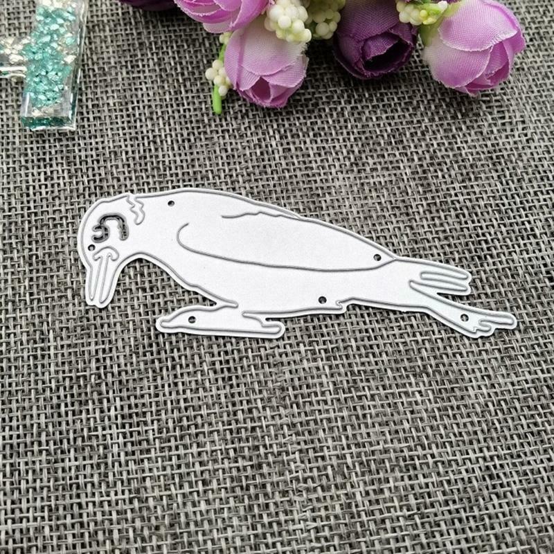 Squatting Bird Metal Cutting Dies Stencil DIY Scrapbooking Album Paper Card Mold