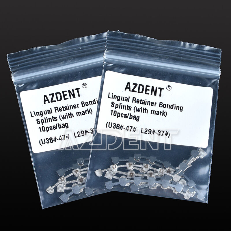 5 Packs AZDENT Dental Orthodontic Lingual Retainer Bonding Splits with Marks
