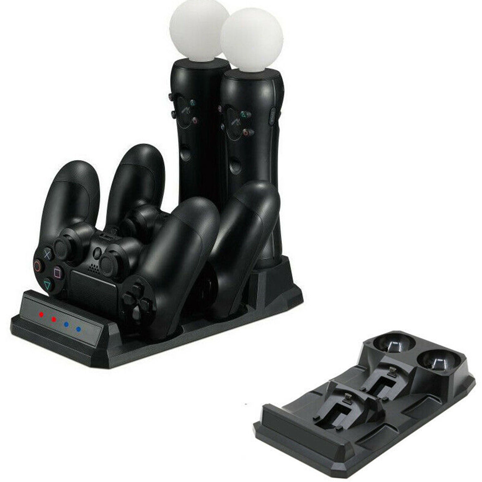4 in 1 Controller Charger Dock Station Stand For Playstation PS4 PSVR VR Move