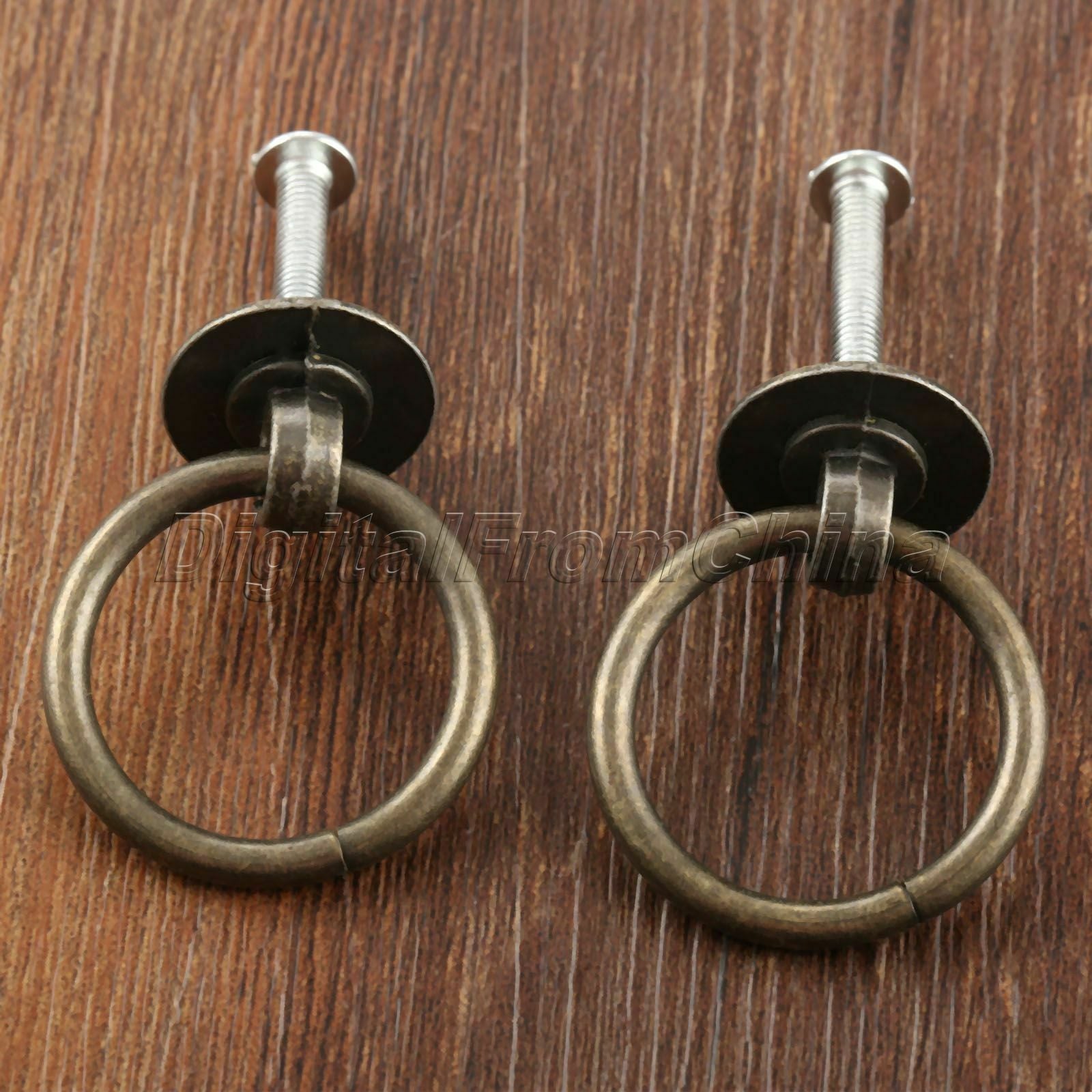 40*30mm Cupboard Drawer Pull Drop Ring Cabinet Knobs Furniture Door Pull Handles