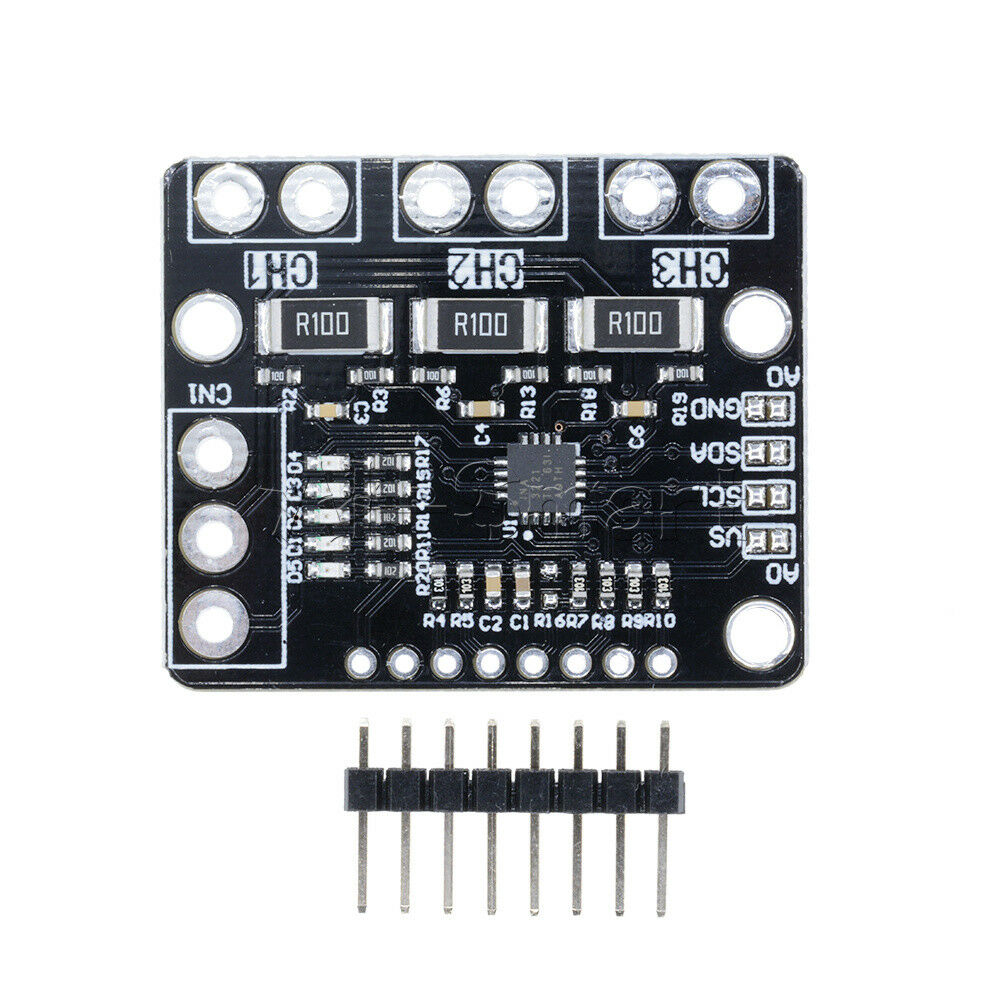 Triple-Channel INA3221 I2C Shunt Current Voltage Monitor Module Re INA219 Sensor