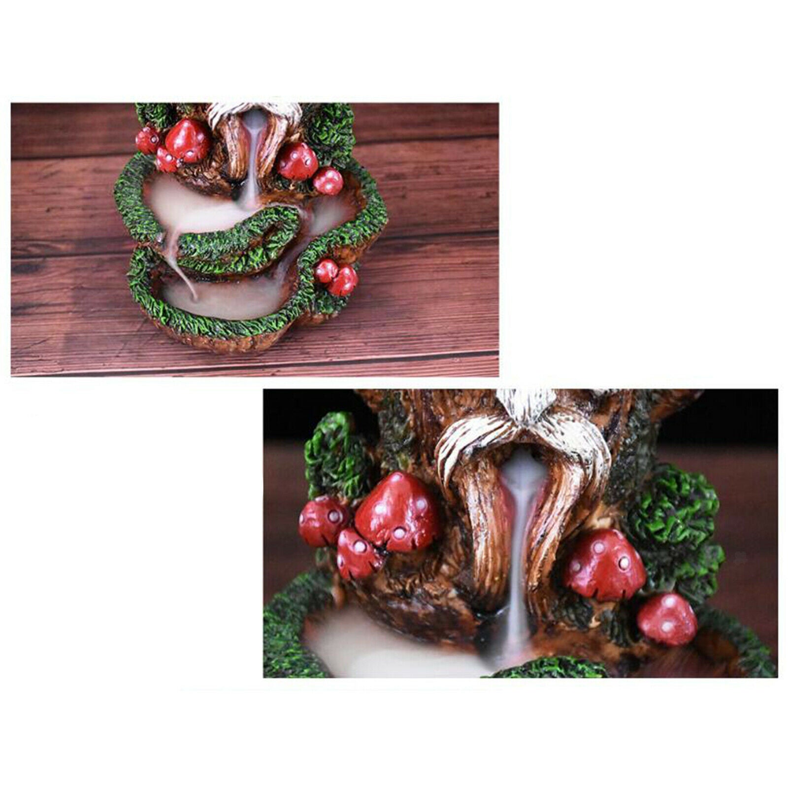 Creative Backflow Incense Censer Cones Burner Holder for Home Decor Accs