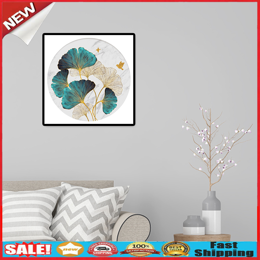 Lotus Leaf 5D DIY Full Round Drill Diamond Painting Cross Stitch for Gifts @