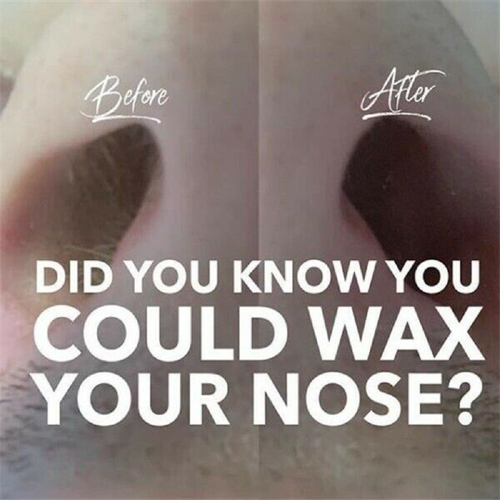 Nose Ear Hair Removal Wax Kit Set Sticks Easy Mens Nasal Waxing Strip Remover^UK