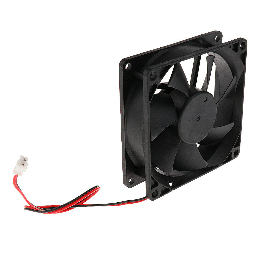 12V Cooling Computer Case Fan 2-Pin DC12V Cooler Fan for Computer 80x80x25mm