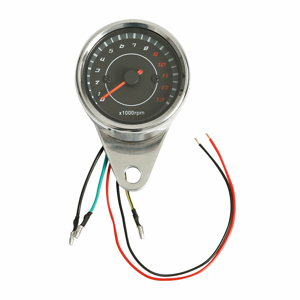 12V Universal Motorcycle LED Backlight Tachometer Speedometer Gauge