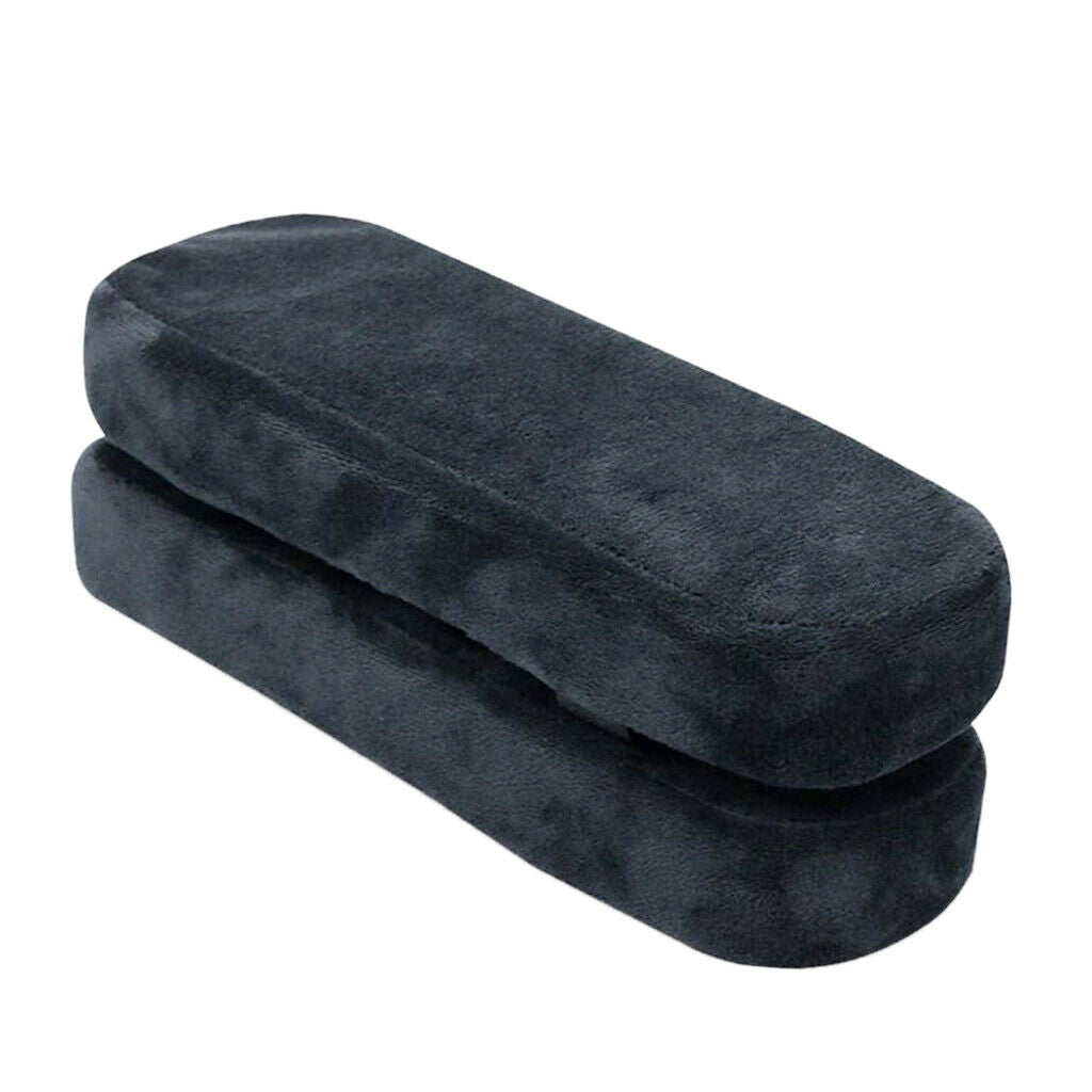 2x Memory Foam Chair Armrest Pads Elbow Pillows Cushion Pad Universal Office