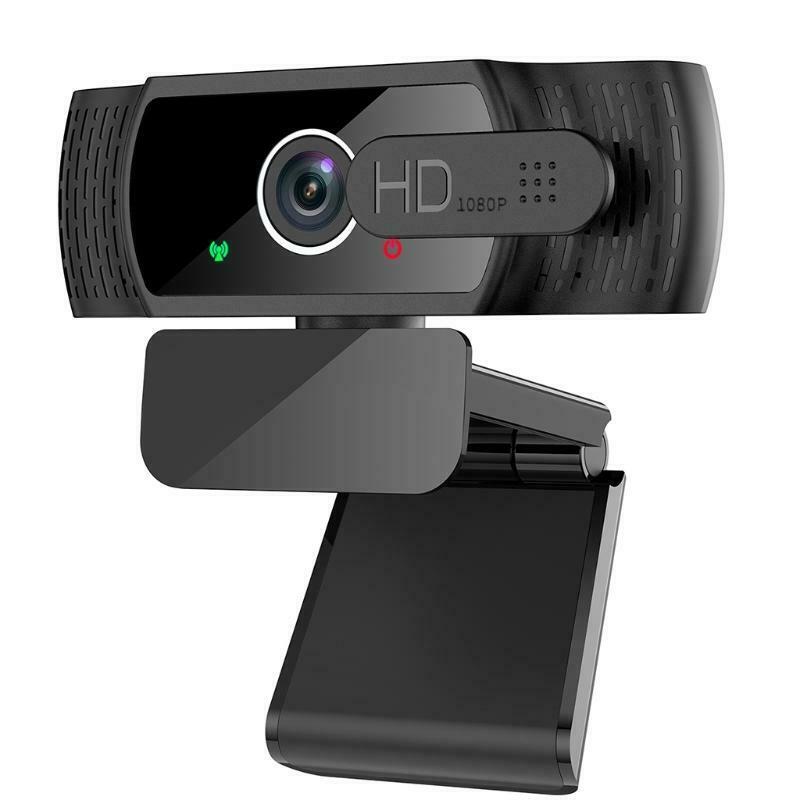 1080P Webcam Computer PC Web Camera Light Correction Wide Angle with Microphone