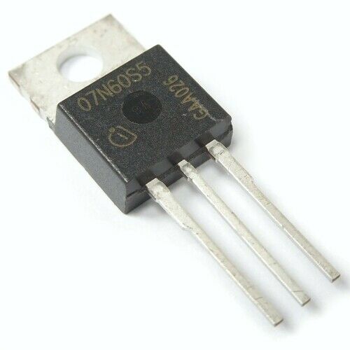 [5pcs] SPP07N60S5 N-FET 600V 7A 80W TO220