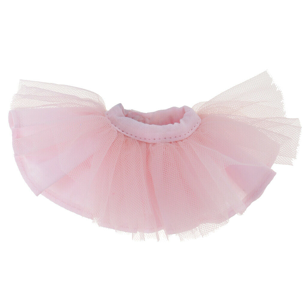 Blue Puff Sleeve Top Clothes Light Pink Skirt Stockings Socks Set for Blythe