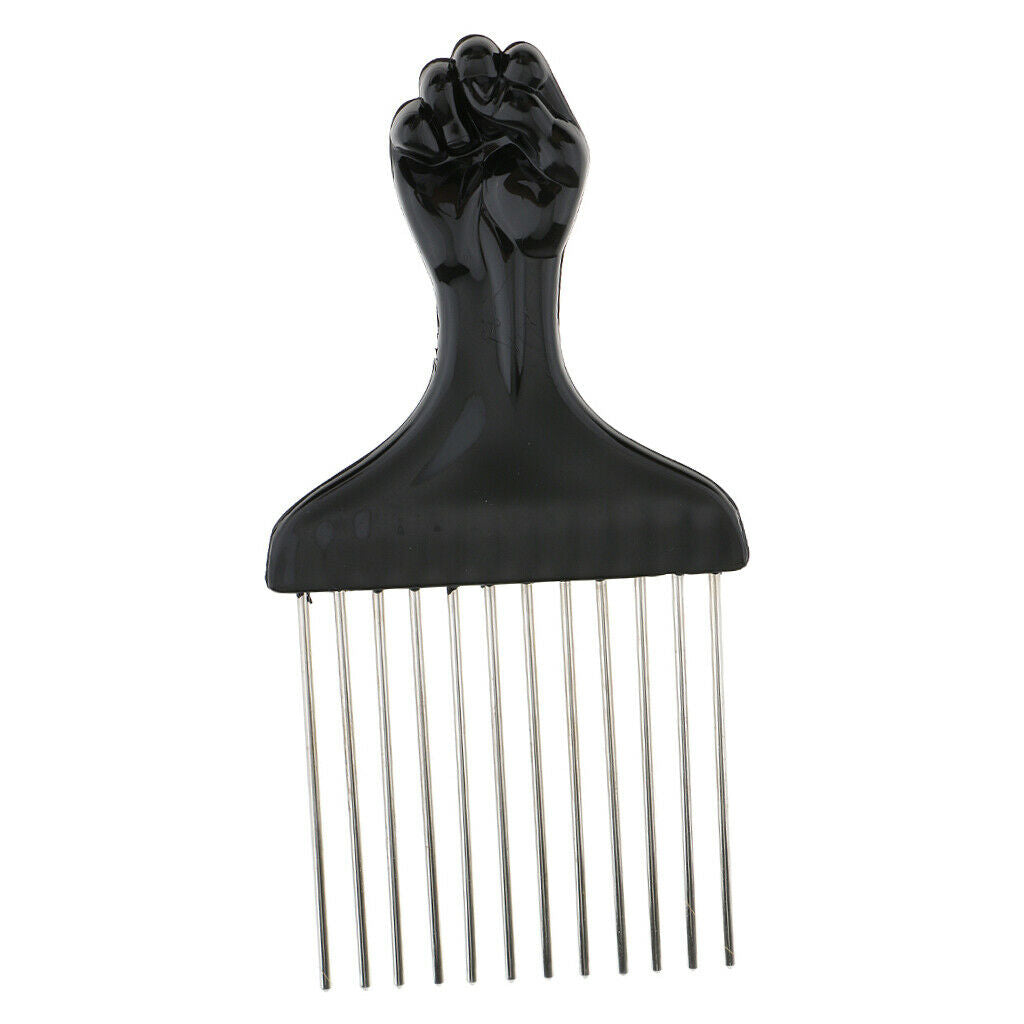 Stainless  Salon Hair Styling Tool Hairdressing Barbers Brush Comb