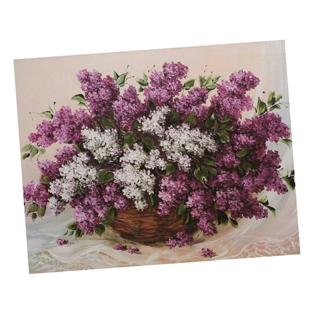 5D Diamond Painting Embroidery Cross Stitch Kit Home Decor Flower 2