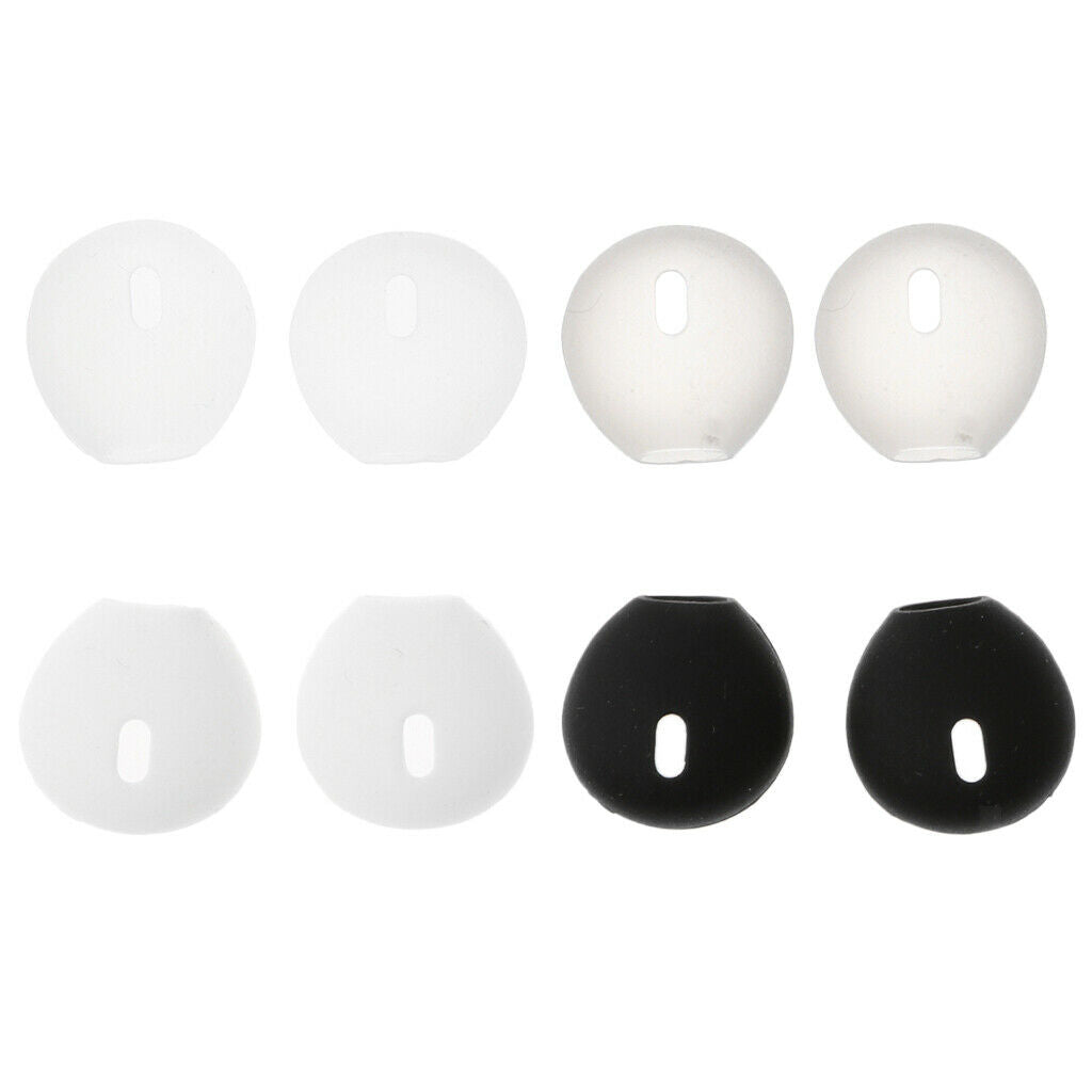 4Pairs Earphone Silicone Cover Rubber Soft Ear Tips Earbuds Caps for Airpods