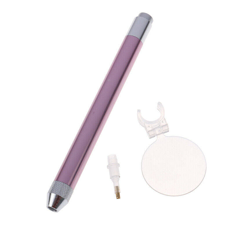 Diamond Painting Tool Point Drill Pen Magnifying Glass Luminous LightingFCA