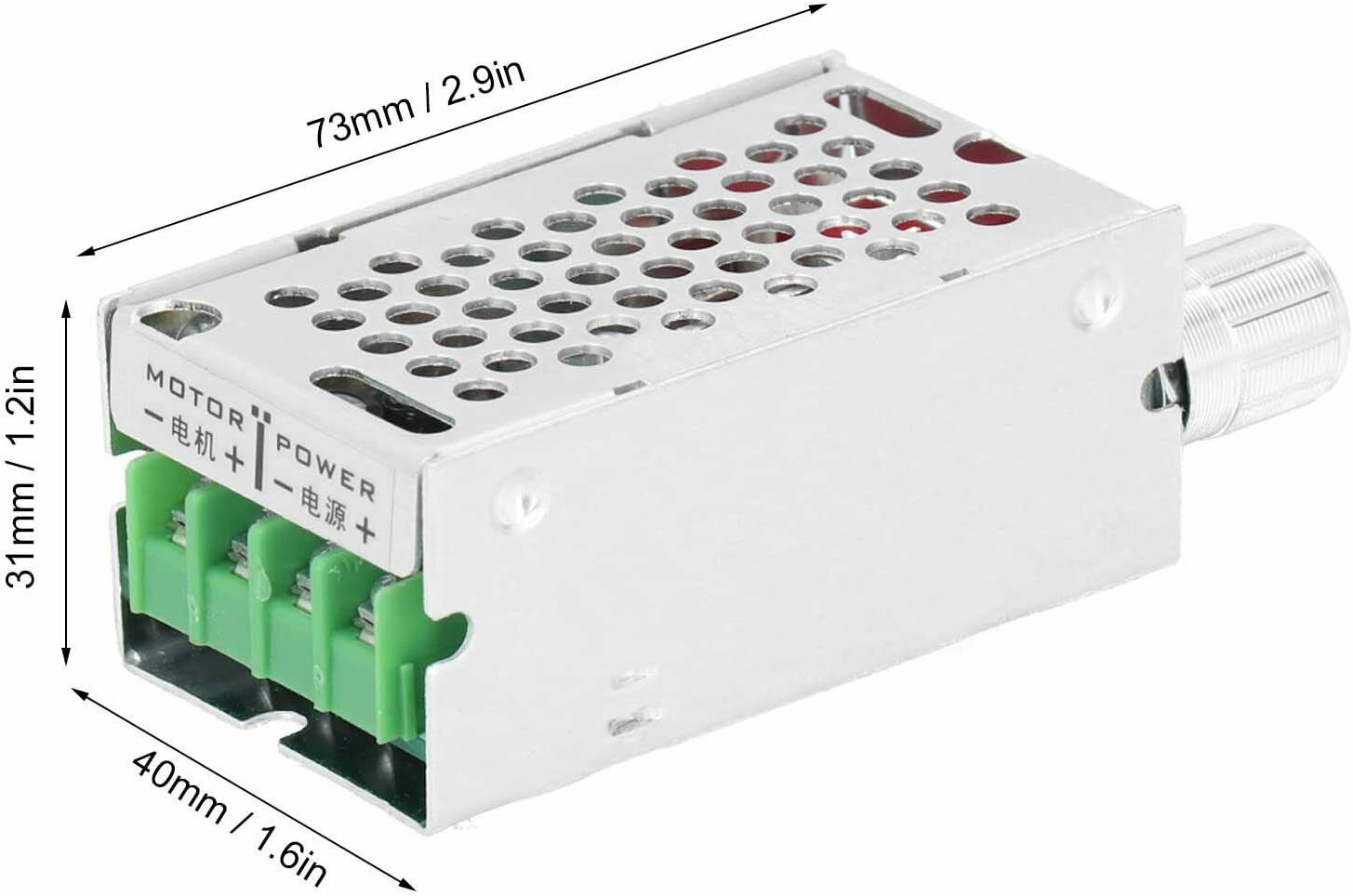 Reversible PWM Reversing Control Switch 12/24V 40V DC Motor Speed Controller