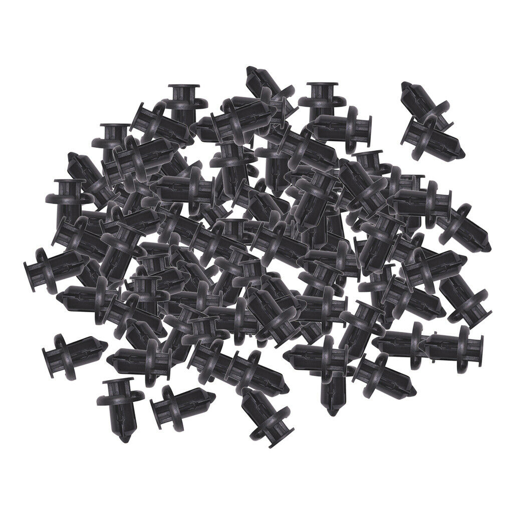 100 Sets Universal Car Nylon Push-type Pin Rivet Trim Clip Fastener Body Kit