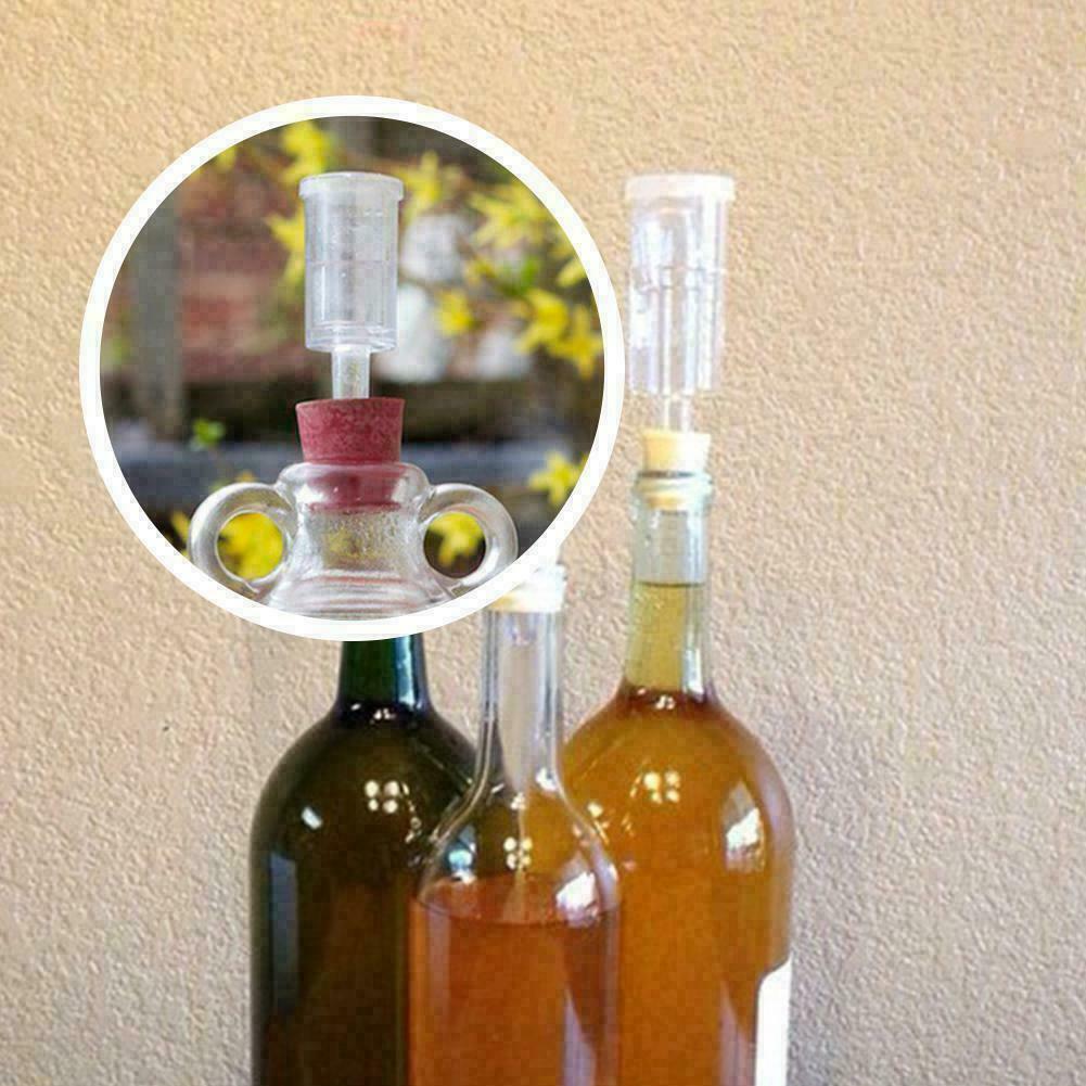 Cylinder Fermentor Airlock w/ Grommet / Air Lock Home Wine Valve AU Brew V4P4
