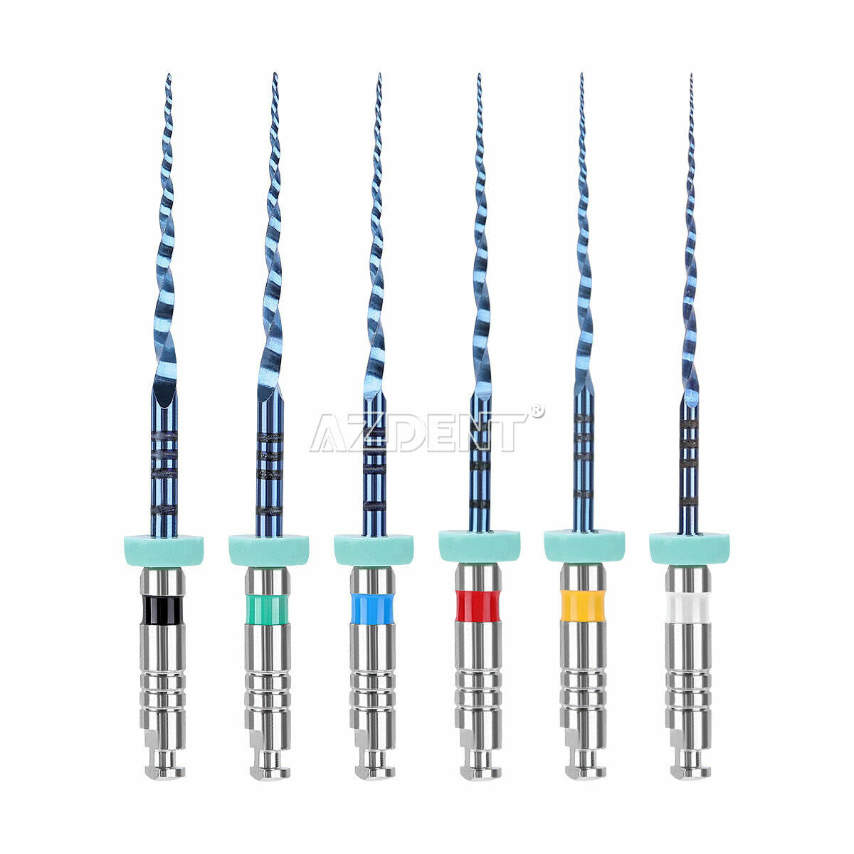 3Pack Dental Endo V Blue NiTi Root Canal Rotary Files Engine Use 25mm 06 #15-#40