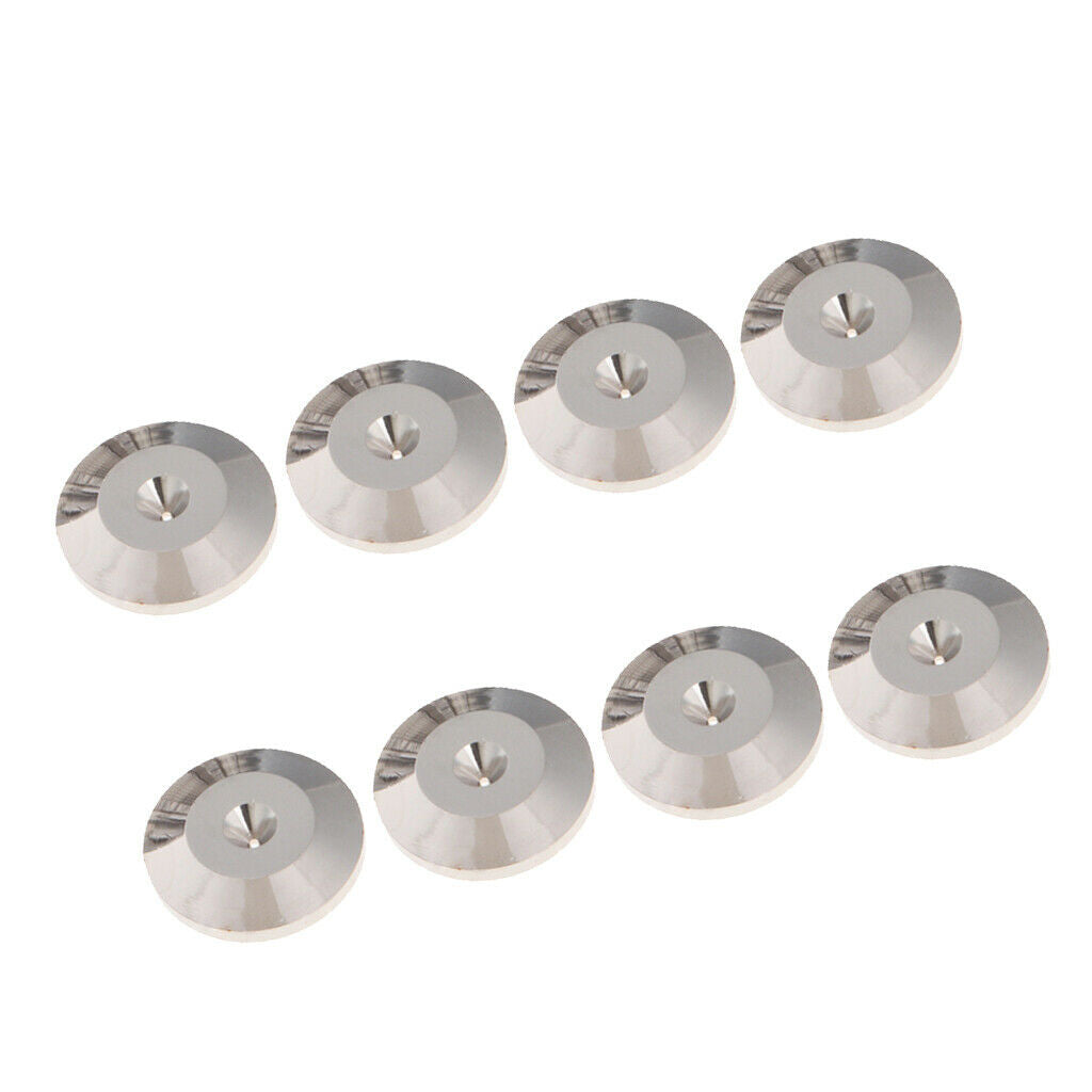 8x aluminum isolation feet mats pads for audio speakers HIFI